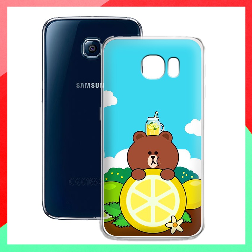 Ốp lưng Samsung Galaxy S6 hàng loại tốt in hình đẹp - 01067 Silicone Dẻo