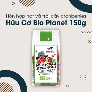 Hỗn hợp hạt và trái cây hữu cơ Bio Planet