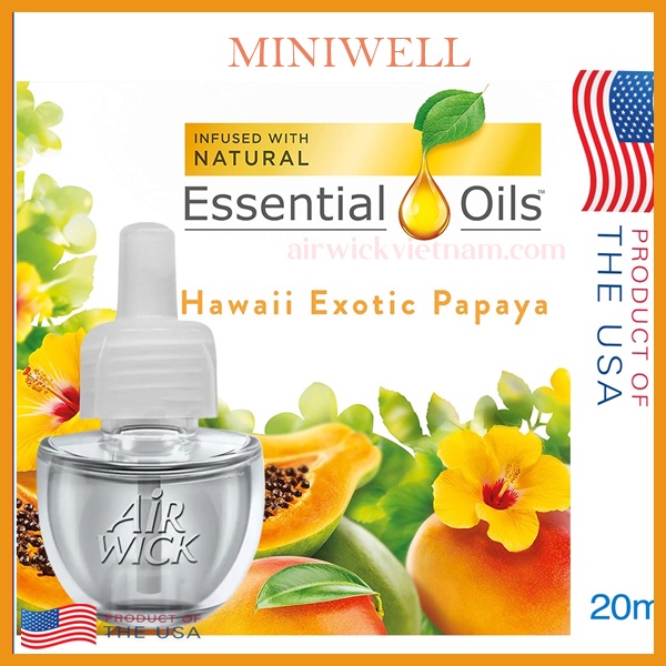 Tinh Dầu Thơm Cắm Điện Airwick Của Mỹ Chai Lẻ 20ml Tách Vỉ 🇺🇸 Có Bill