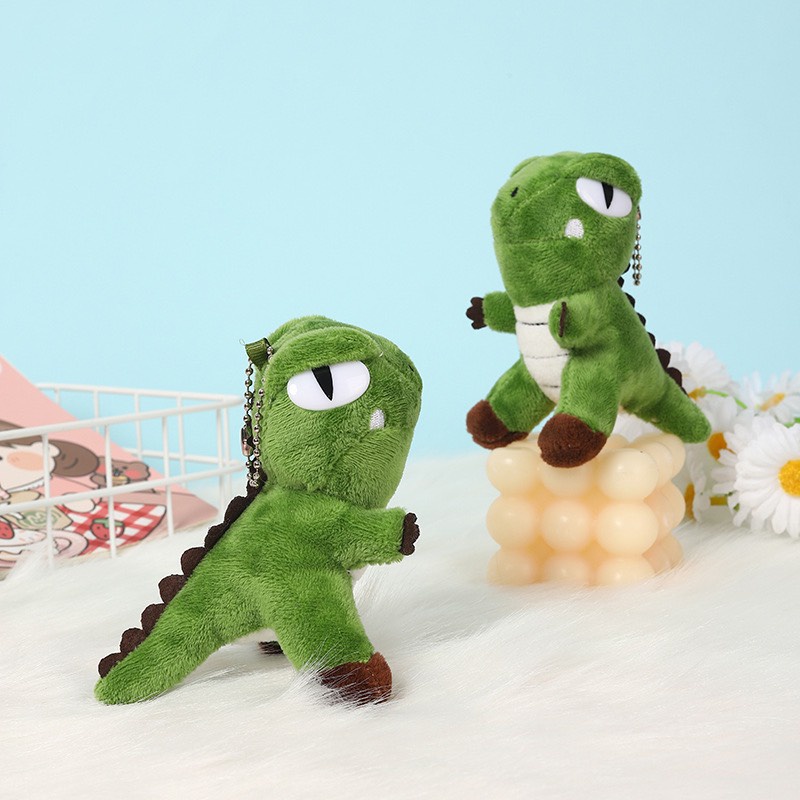 Móc khoá HAZIN treo cặp hình khủng long xinh xinh phụ kiện trang trí balo túi đáng yêu