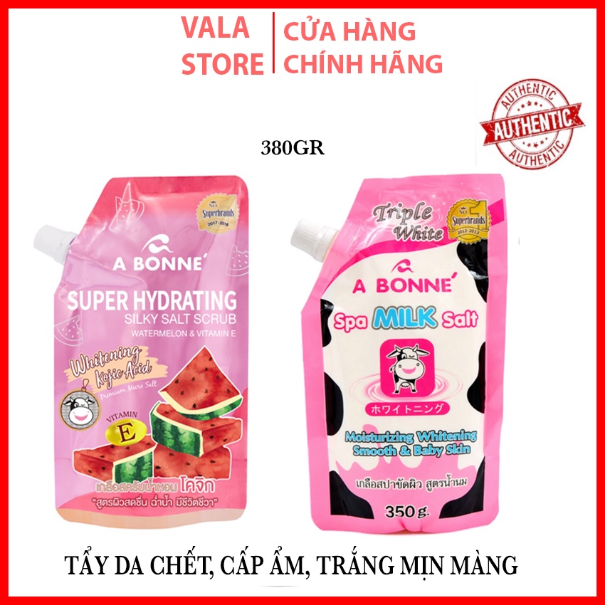 Muối Bò Tắm Tẩy Tế Bào Chết Body ABONNE Thái Lan Hương Sữa Tươi (350g)