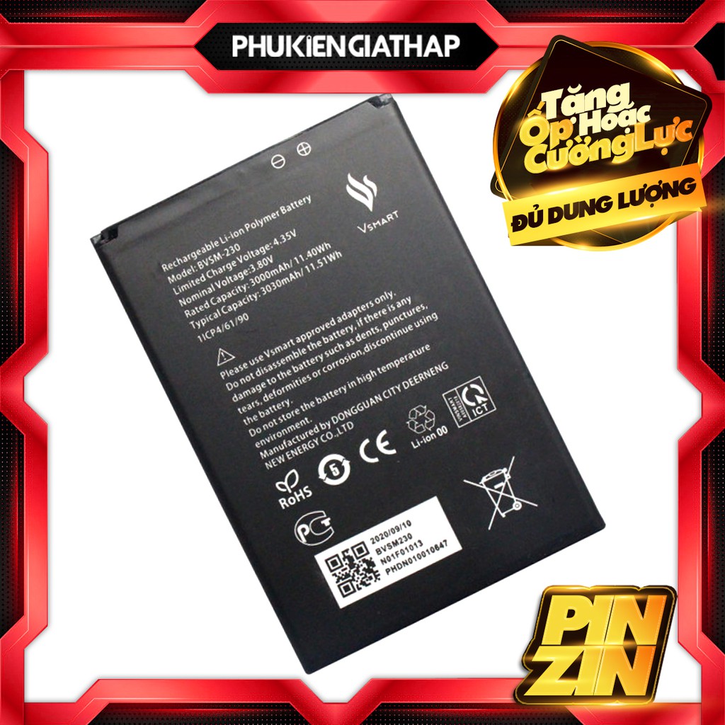 Pin Vsmart Bee 3 BVSM-230 dung lượng - 3030mAh