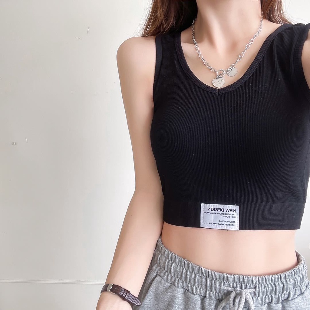 Áo Hai Dây Thể Thao Thời Trang Mùa Hè Cho Nữ