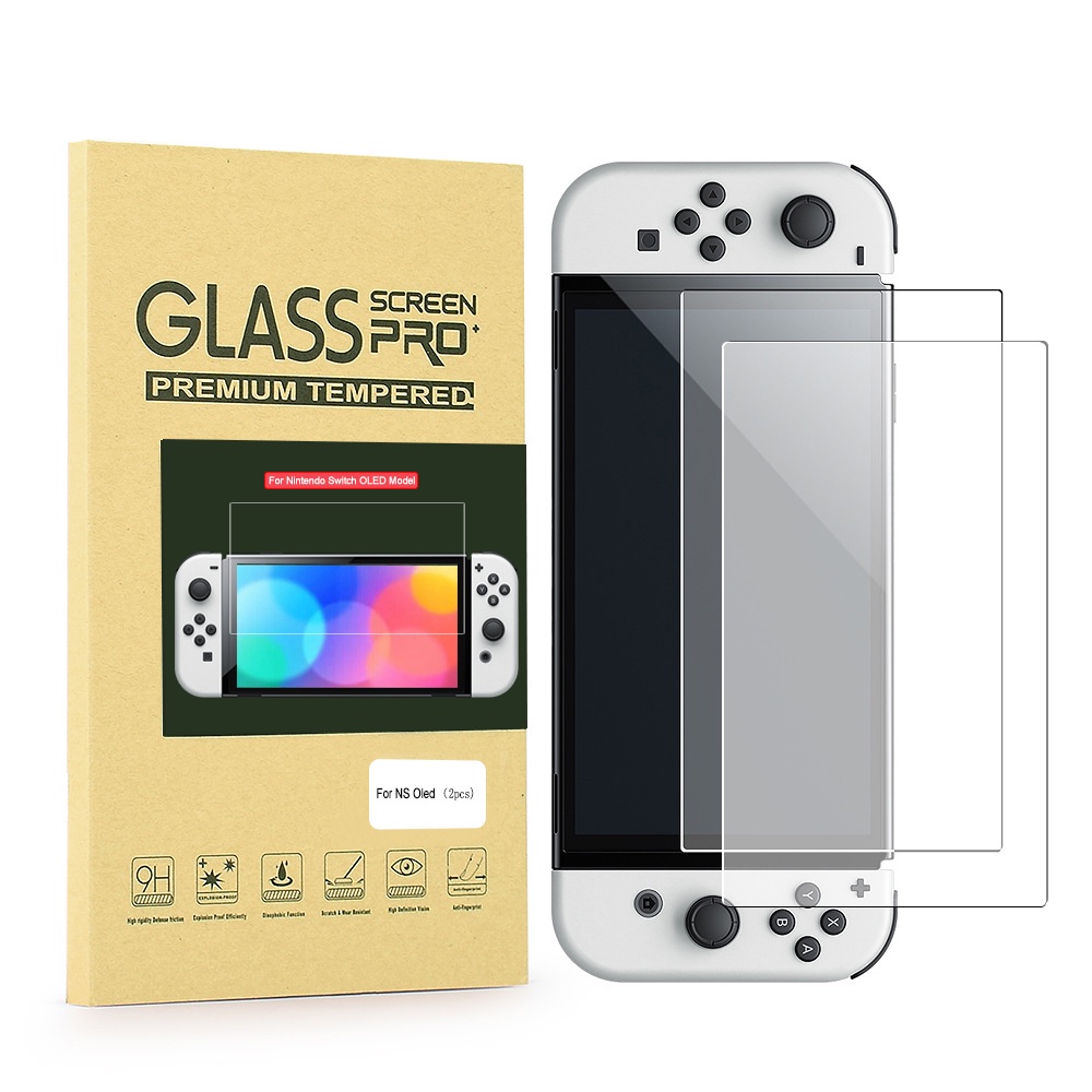 Cường lực Nintendo Switch V2/OLED(Full màn viền cong 2.5D, độ cứng 9H)
