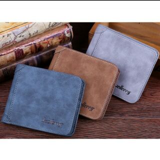 Bóp Ví Nam Kiểu Ngang Baellerry Cao Cấp Nâu/Đen/Kaki/Xanh Dương/Xám/Vàng Da Bò