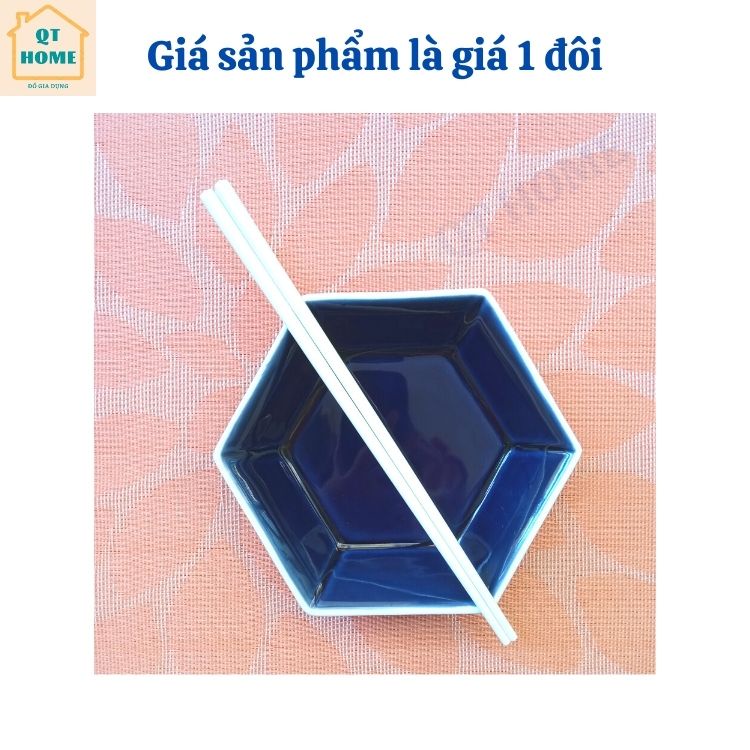 Đũa Sứ Màu Trắng Và Bông Hoa, An Toàn, Không Mốc, Không Trơn, Chịu Nhiệt