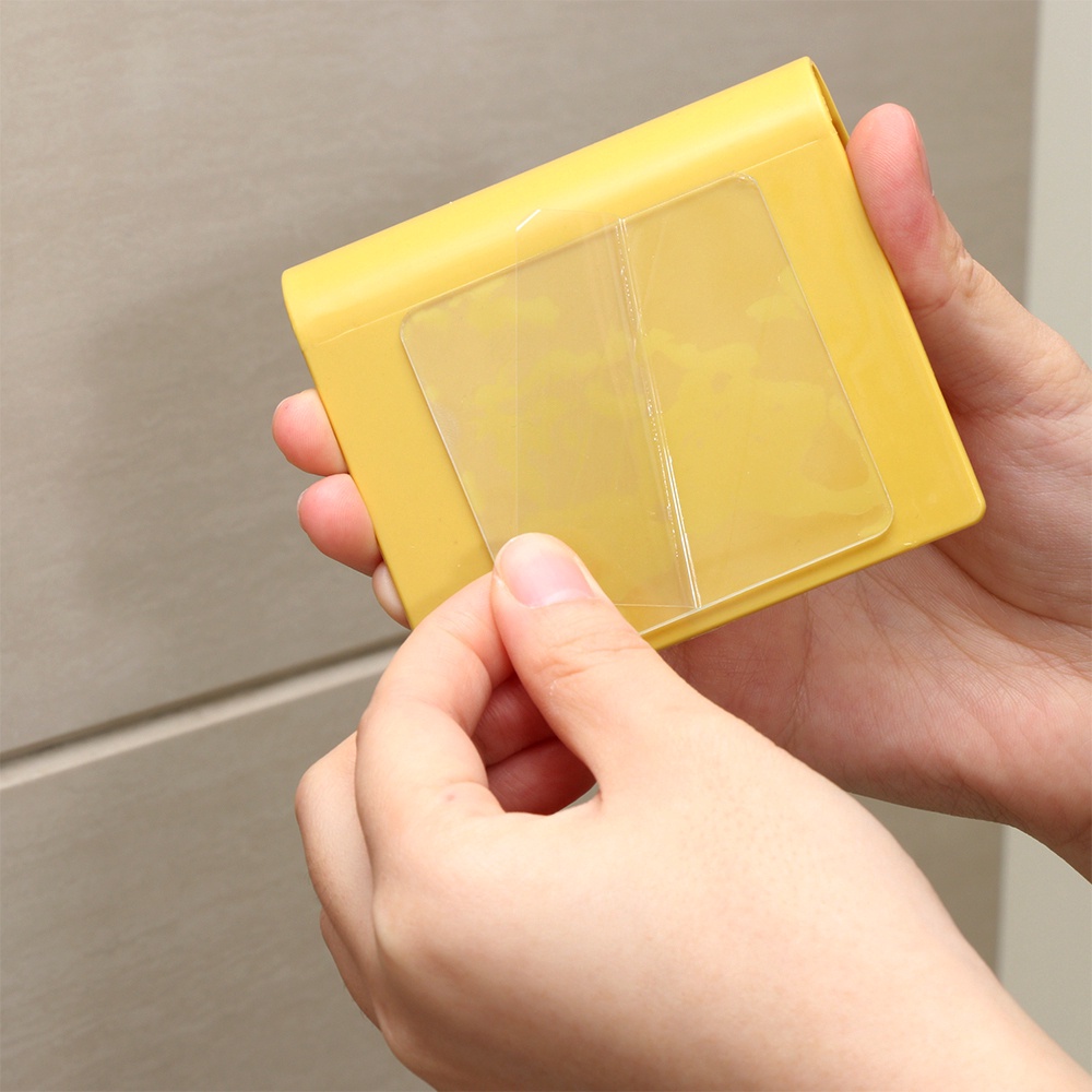 Giá Đỡ Xà Phòng Tự Dính Hình Chữ V Màu Trắng Tiện Dụng