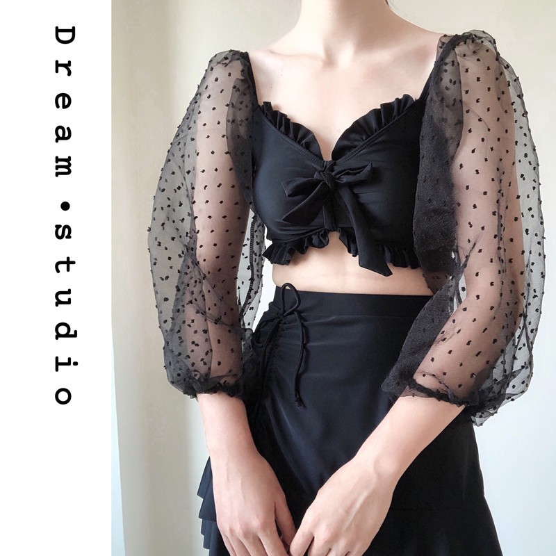 [Hàng Nhập] Set Bikini 2 Mảnh Phối Tay Phồng #8207 | BigBuy360 - bigbuy360.vn