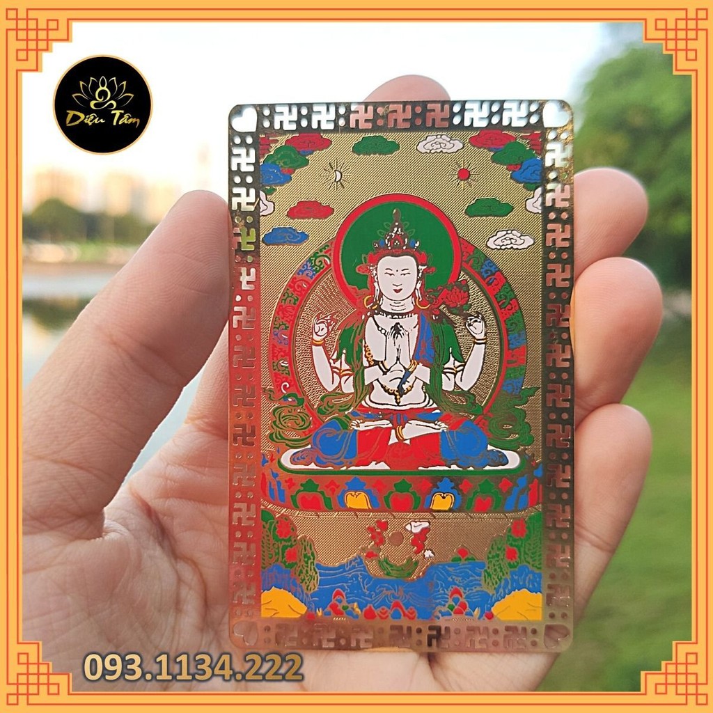 Miếng Kinh tượng phật quan âm tứ thủ