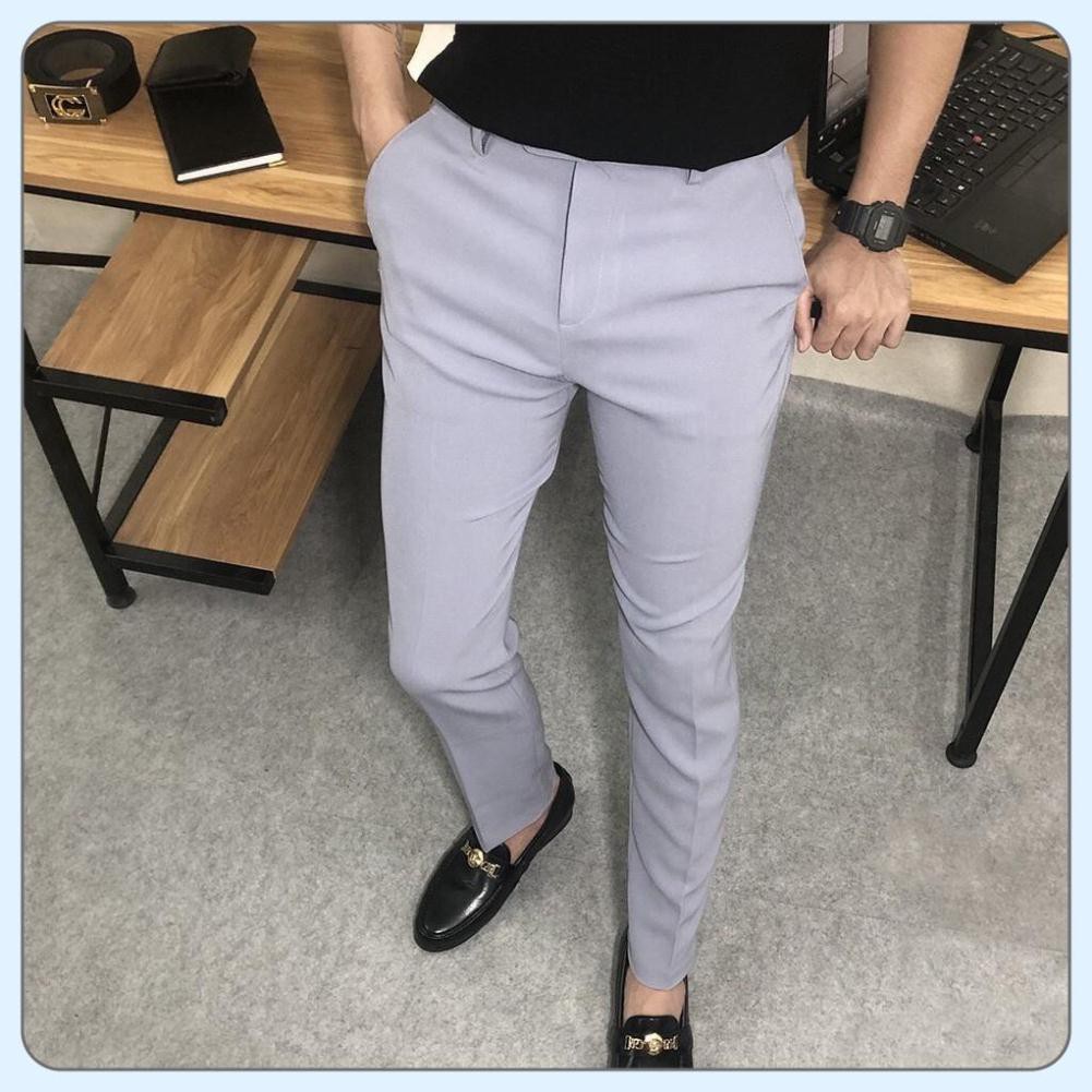 Quần tây - Quần âu nam đẹp - Chất vải dầy dặn, không xù không nhăn, ống côn trẻ mặc lên tôn dáng người mặc | BigBuy360 - bigbuy360.vn