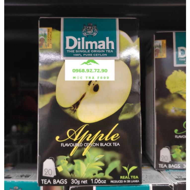 Trà Xanh Thượng Hạng Đồi Emerald Hộp 140 Gram Dilmah MỘC TRÀ AN NHIÊN