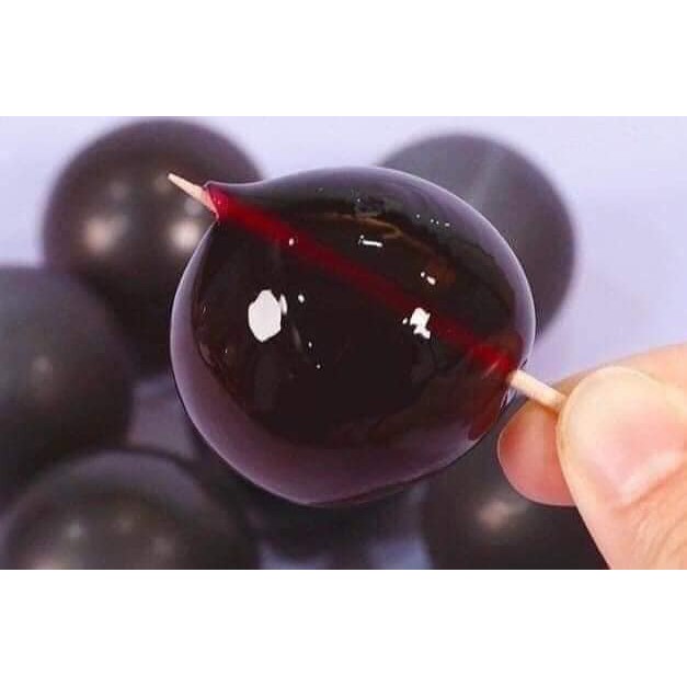 THẠCH NHO Kyoho - THẠCH NỔ NHO KYOHO JELLY NHẬT BẢN -THẠCH NHO ĐEN KYOHO - Thạch nho Kyoho bóng nổ