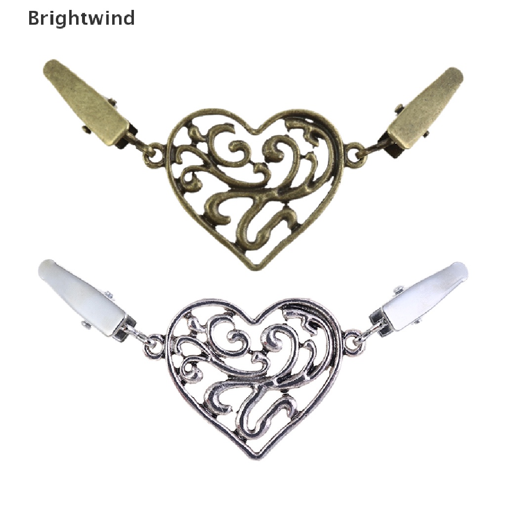 [Brightwind] Shirt Collar Cardigan Clip Shawl Brooch Duck Clip Clasps Sweater Blouse Pin Hot Sell