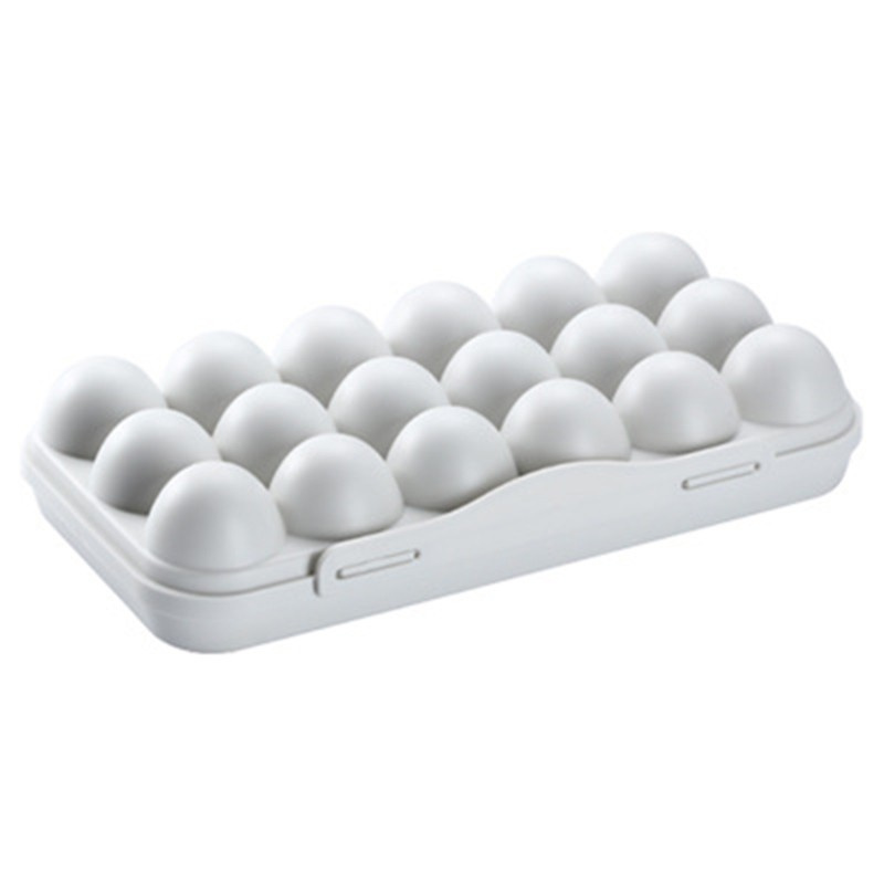 HO 12/18-Grid Egg Holder Food Storage Bin Box Hamper Portable Egg Container Carrier