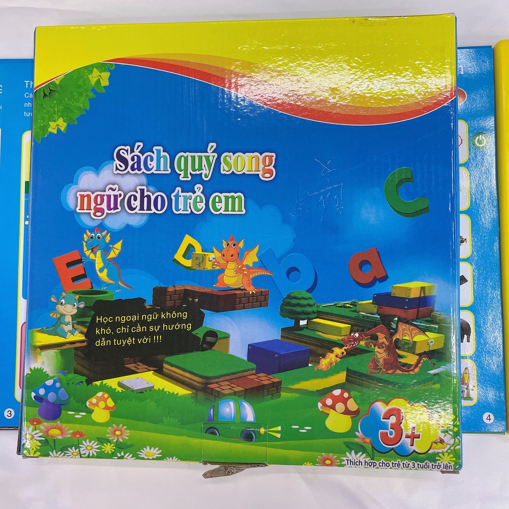 Sách Quý Song Ngữ Cho Trẻ Em Việt-Anh/ Sách Điện Tử  Nói Song Ngữ Nhiều Chủ Đề