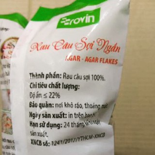 Rau câu Sợi ngắn Agar Rovin 20g
