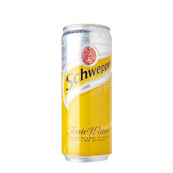 Soda Schweppes tonic water 330ml thùng 24 lon