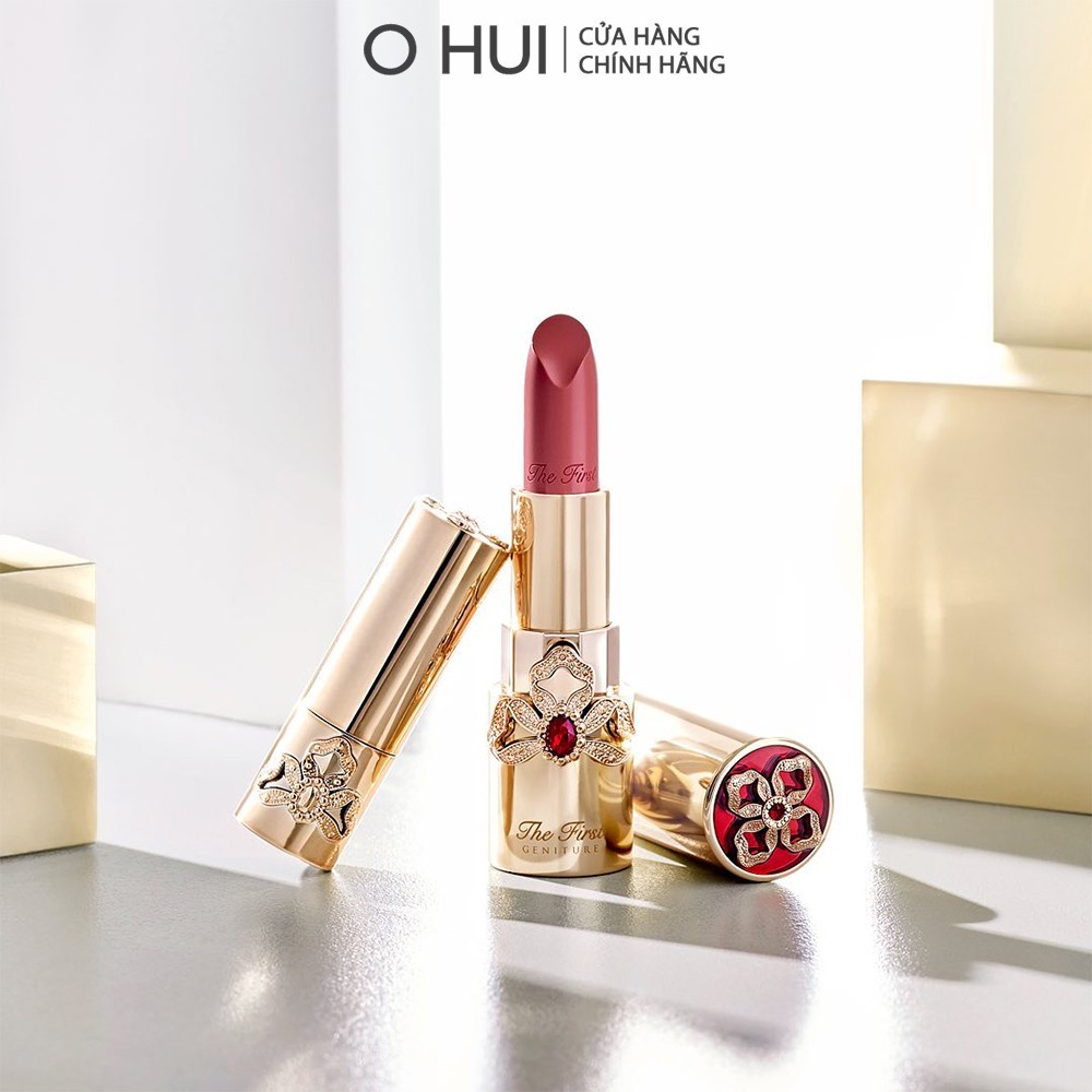 [Mã FMCGMALL -8% đơn 250K] Bộ 2 son lì dưỡng ẩm ngăn lão hóa OHUI The First Geniture Lipstick