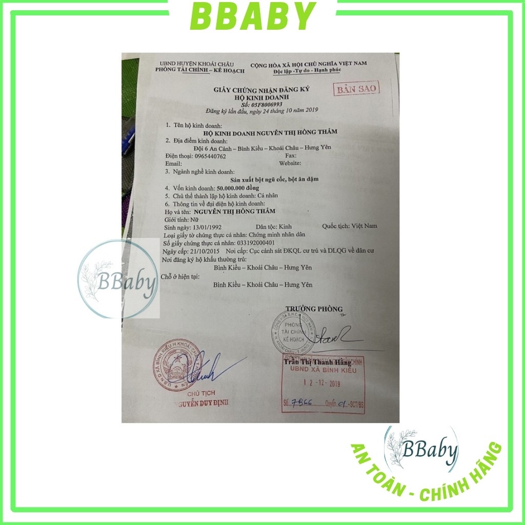 Bột Ăn Dặm Việt Lộc, Không Rau Cho Bé Từ 4 Tháng , Hộp 500gr Bé Ăn Dặm BBaBy