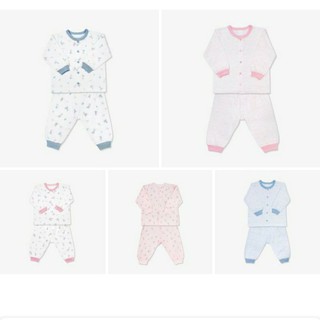 Bộ sơ sinh Miomio dài tay cotton mỏng