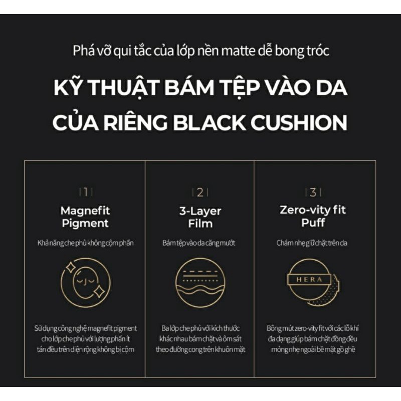 PHẤN NƯỚC CUSHION HERA BLACK NEW