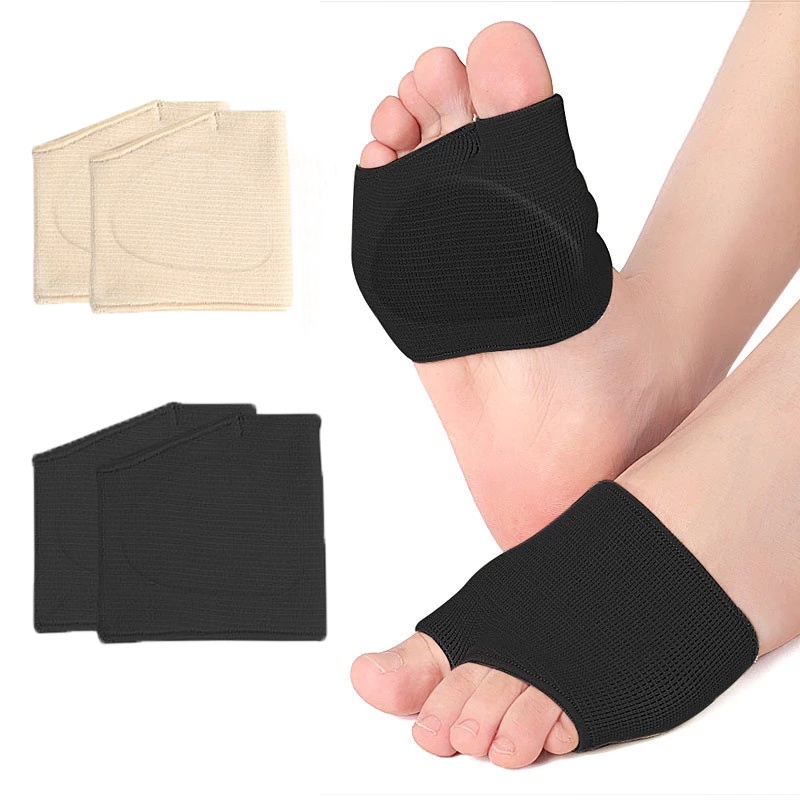1 Cặp Miếng Lót Giày Thể Thao Bảo Vệ Ngón Chân Giảm Đau Chất Liệu Nylon