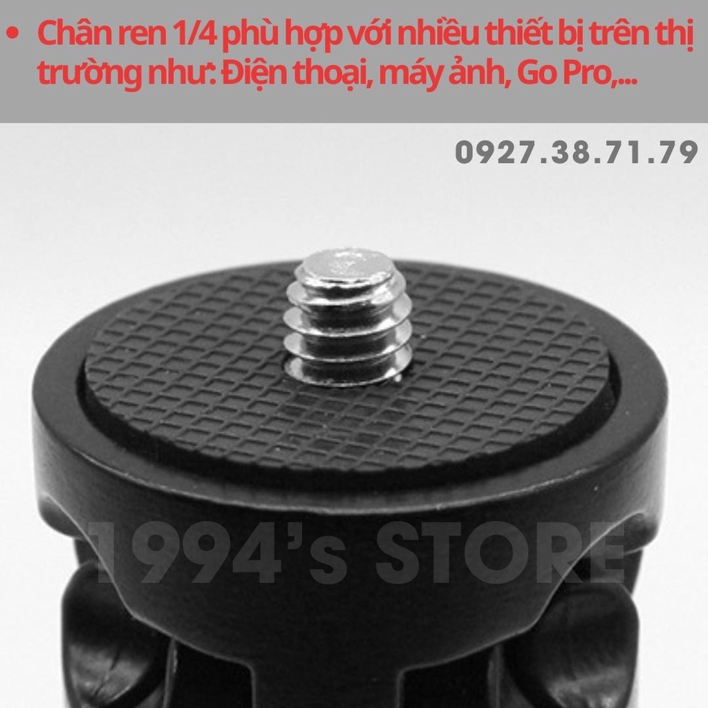 Tripod chuyên nghiệp - Chân máy ảnh chuyên nghiệp - Giá đỡ điện thoại Tripod - Chân ba kẹp điện thoại, đèn led