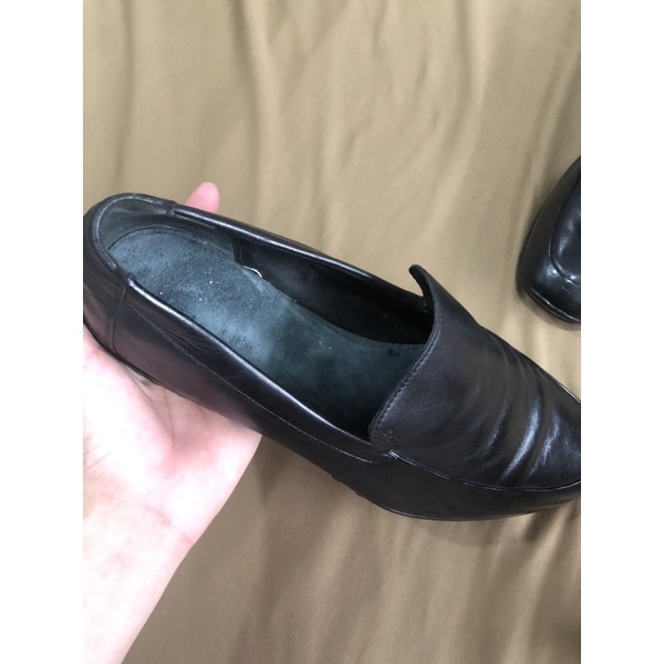 [Giày 2hand] [Size 42,5-43] [TonaShoe] Giày Lười Đế Chống Trơn Trượt Thương Hiệu Ý Bên Trong Có Lớp Nhung Mịn