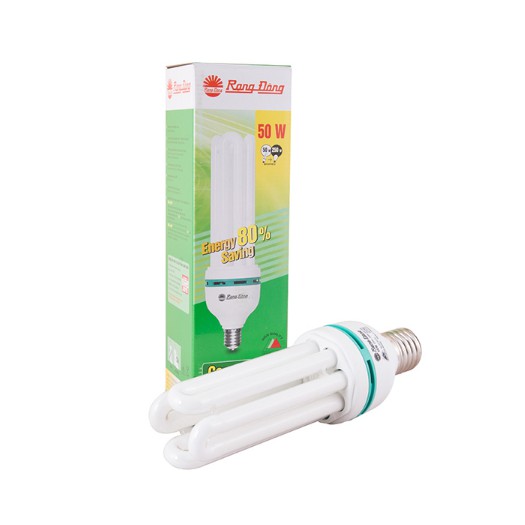 Bóng đèn Huỳnh quang Compact CFL 4UT5 50W H8 E40 Rạng Đông - Hàng Chính Hãng