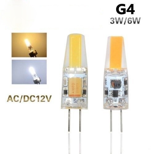 Bóng Đèn LED Silicone AC / DC 12V 3W 6W COB SMD G4 30W 50W Chất Lượng Cao
