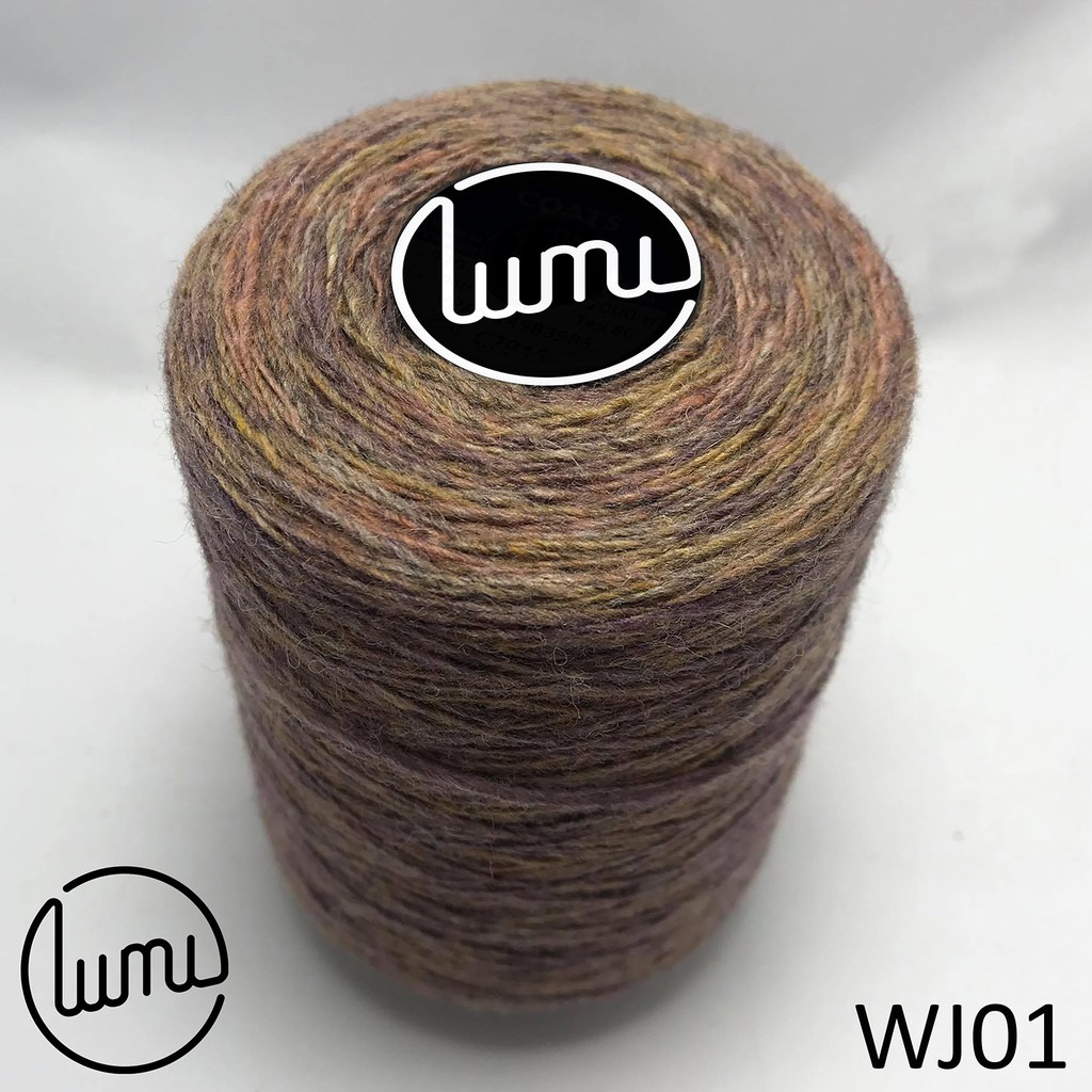 Lumi WJ01 WJ02 Len Cừu Pha Đan Móc Áo Len Thu Đông 100gr