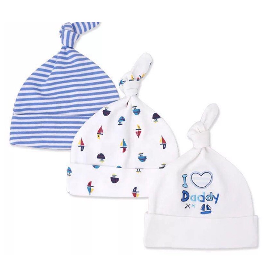 Set 3 mũ Momcare thắt nút