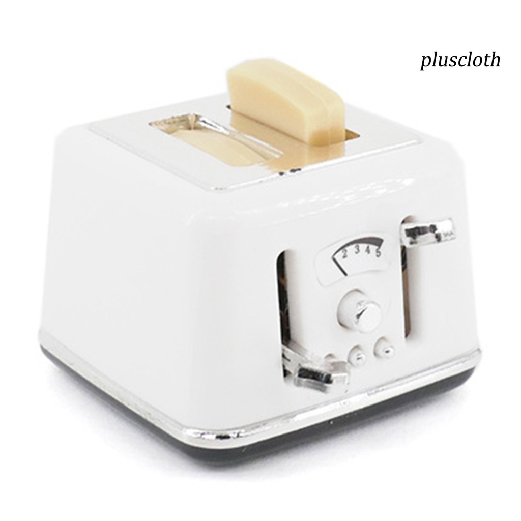 Mô Hình Máy Nướng Bánh Mì Mini Tỉ Lệ 1 / 12 Trang Trí Nhà Búp Bê