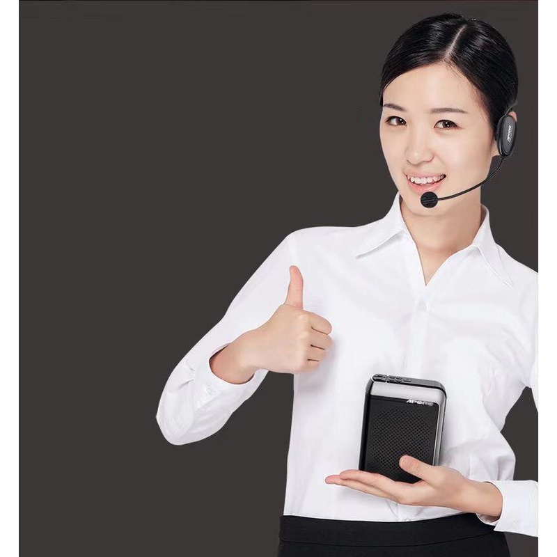 Máy trợ giảng không dây Aporo T18 2.4G có bluetooth, loa to rõ, không rút rít - Nhập khẩu Chính Hãng