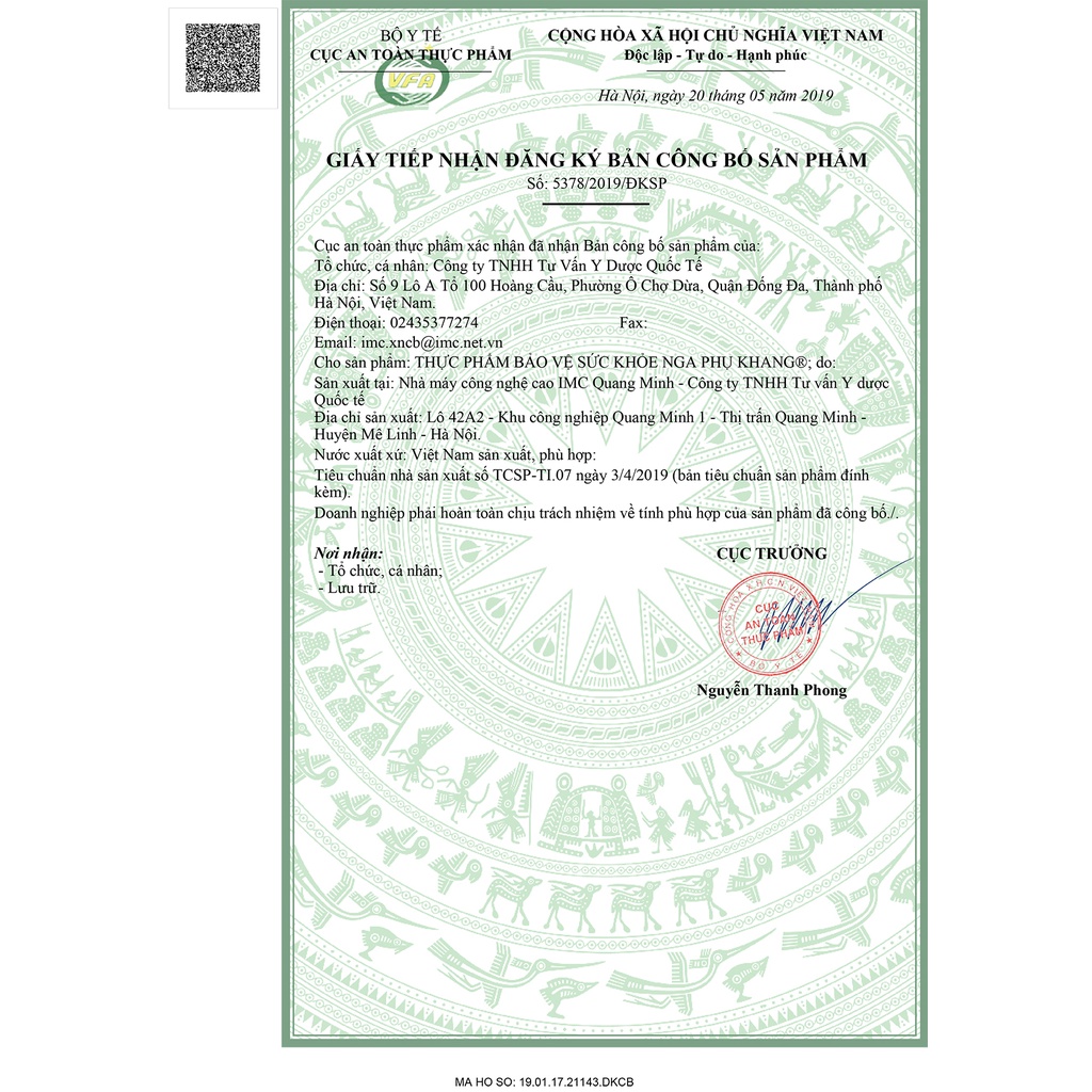 [MUA 1 TẶNG 1 *]Nga Phụ Khang, Giảm Kích Thước U Xơ Tuyến Vú, Buồng Trứng, Cổ Tử Cung, Tuyến Tiền Liệt