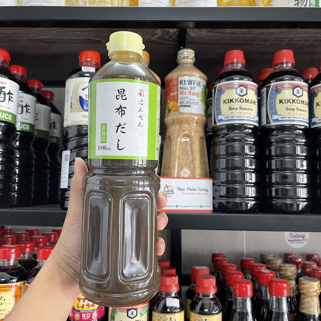 Nước Sốt tảo bẹ Kombu nấu canh Dashi {Ninben} 1L