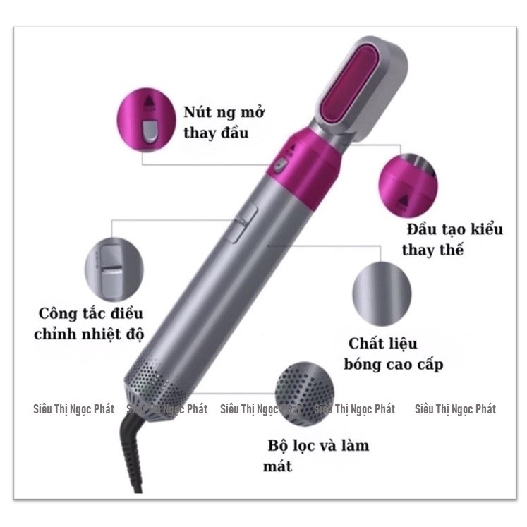 MÁY TẠO KIỂU TÓC 5 TRONG 1 DYSON (Sấy, uốn, chải thắng, tạo phồng, uốn cụp)_Tiện Lợi Khi Đi Du Lịch