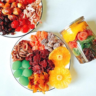 400GR TRÁI CÂY SẤY KHÔNG ĐƯỜNG MIX NHIỀU LOẠI | ĐẶC SẢN ĐÀ LẠT