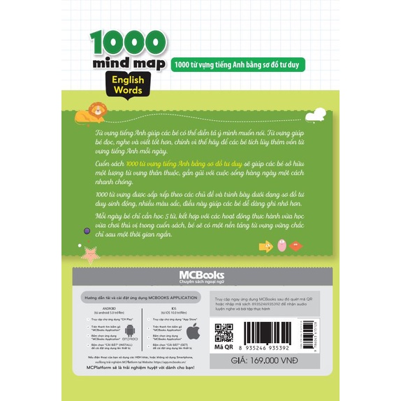 Sách - 1000 mind map  English - 1000 từ vựng tiếng Anh bằng sơ đồ tư duy