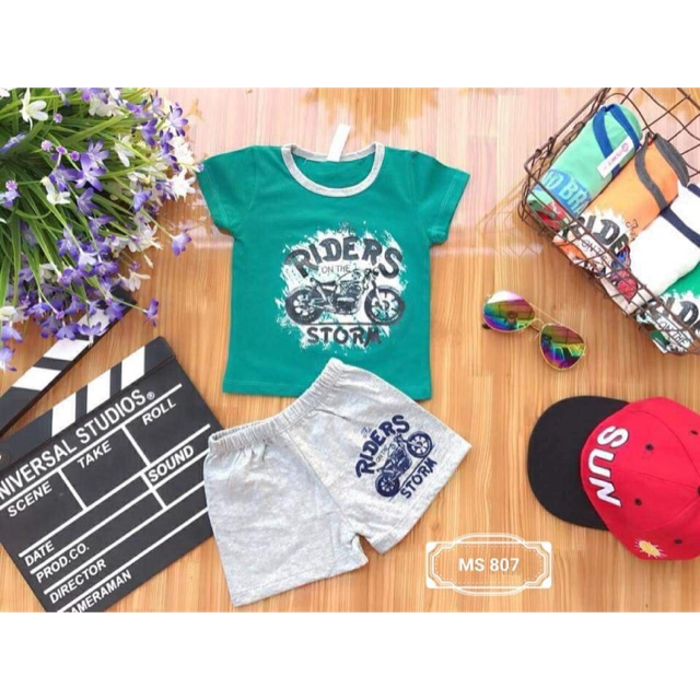 Cotton cộc tay bé trai
