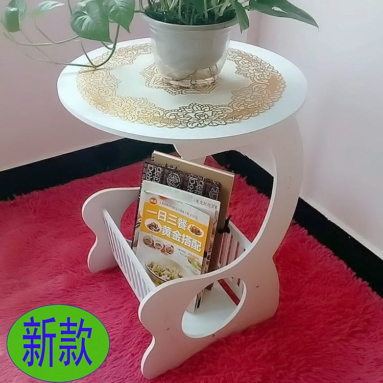 Ban công phong cách Châu Âu bàn vuông cà phê phòng ngủ đầu giường nhỏ tròn khách sofa phụ