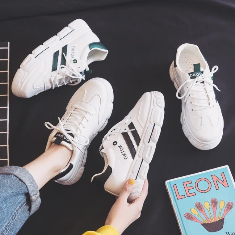 Giày Thể Thao Nữ ❤️FREESHIP ❤️ Giày Sneaker Thể Thao GCN05  Hot Trend Siêu Phẩm Mới Nhất Đế 3 Phân Màu Trắng