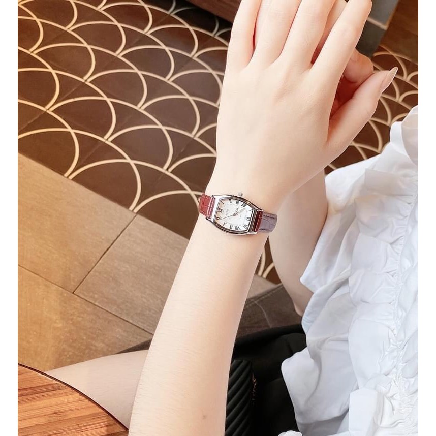 Đồng hồ nữ Julius Hàn Quốc JA-703L chống thấm nước dây da