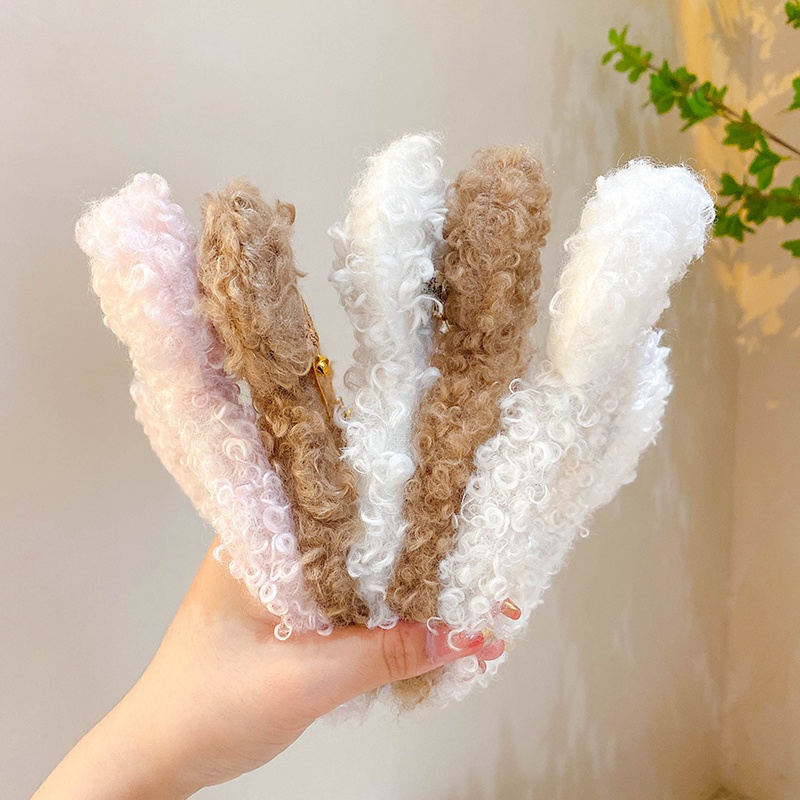 Băng Đô Tai Gấu Nhồi Bông Kiểu Hoạt Hình Dễ Thương