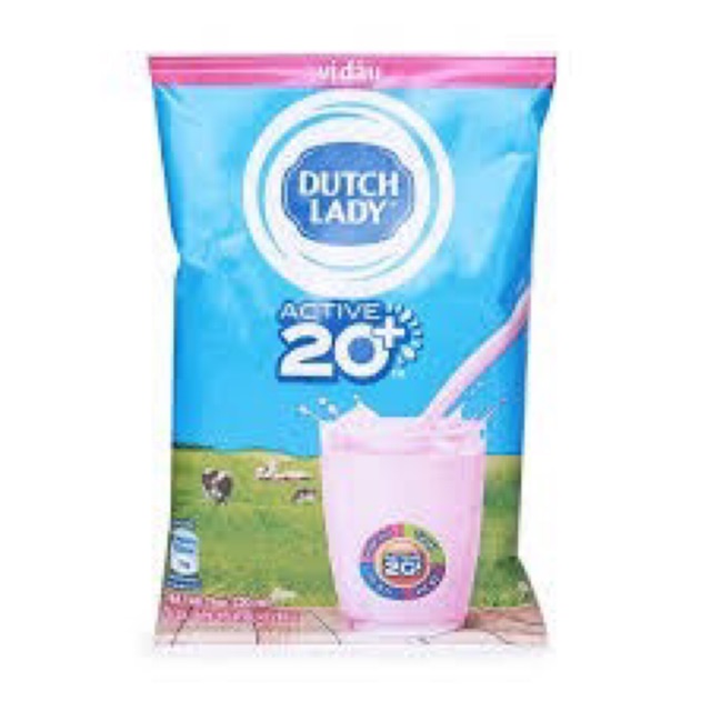 Thùng 48 bịch sữa tiệt trùng Cô Gái Hà Lần 220ml