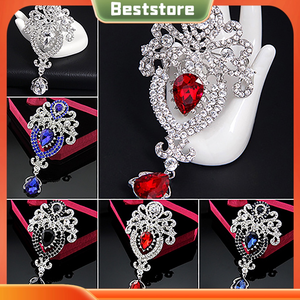 Ghim Cài Áo Hình Vương Miện Đính Đá Thời Trang Cho Nữ Bsm1