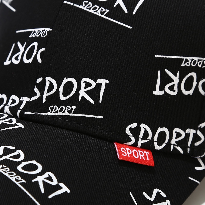 Nón lưỡi trai LINJW thể thao phong cách bóng chày họa tiết Graffiti đơn giản thời trang 2021 dành cho nam và nữ