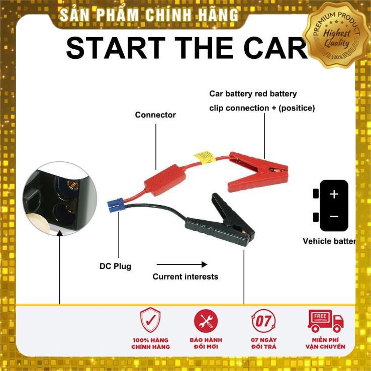 Dây Cáp Jump Starter EC5 Kết Nối/ Khởi Động Khẩn Cấp Cho Xe Hơi