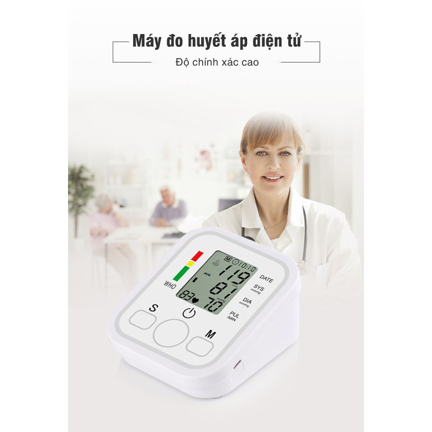 Máy Đo Huyết Áp Bắp Tay Tự Động FUSAKA FS-E8