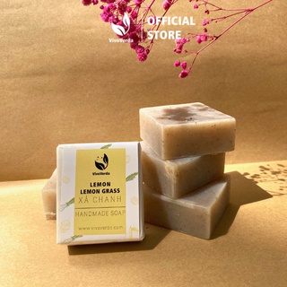Xà bông handmade 100g, xà bông sả chanh